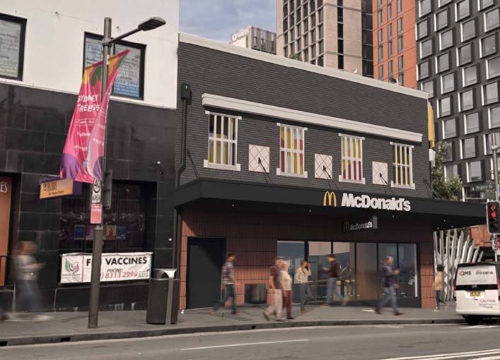 McDonald's wants to create a new restaurant in Redfern, in Sydney.