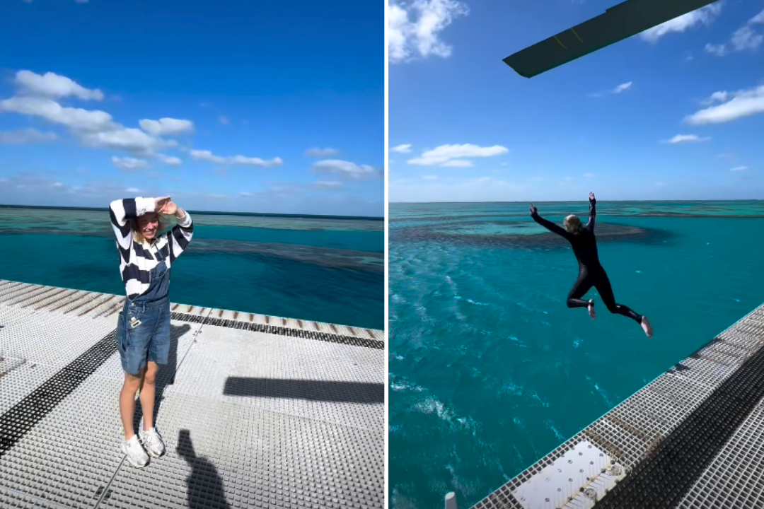 Sydney Sweeney and Scooter Braun in Hamilton Island Queensland 