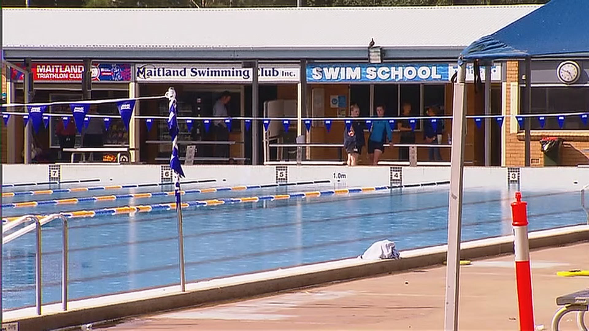 A teenage girl was pulled unconscious from the pool at the Maitland Aquatic Centre this afternoon.