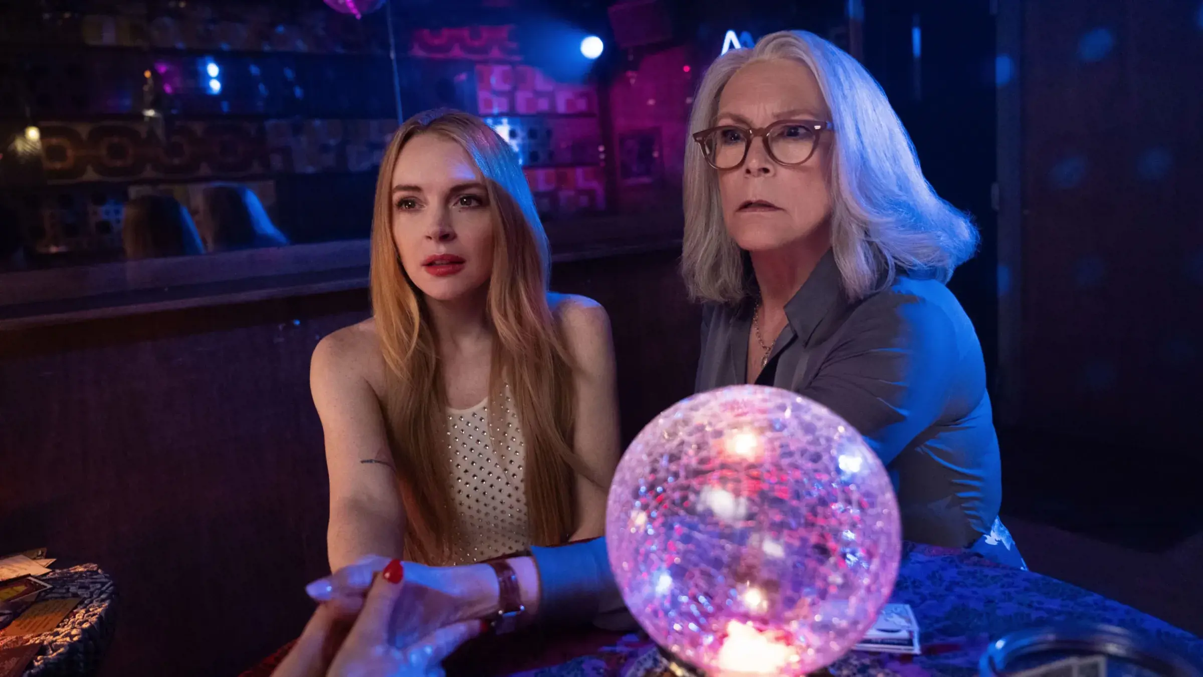 Lindsay Lohan and Jamie-Lee Curtis in Freakier Friday