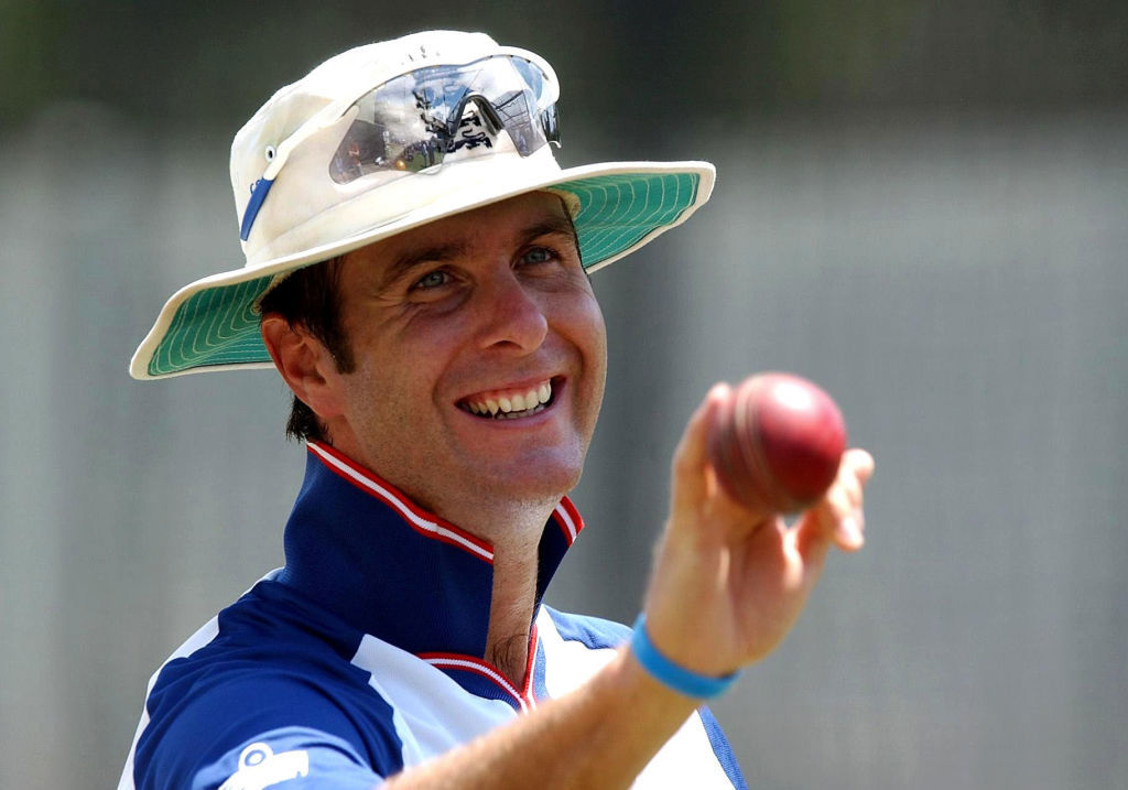 England cricket captain Michael Vaughan. 