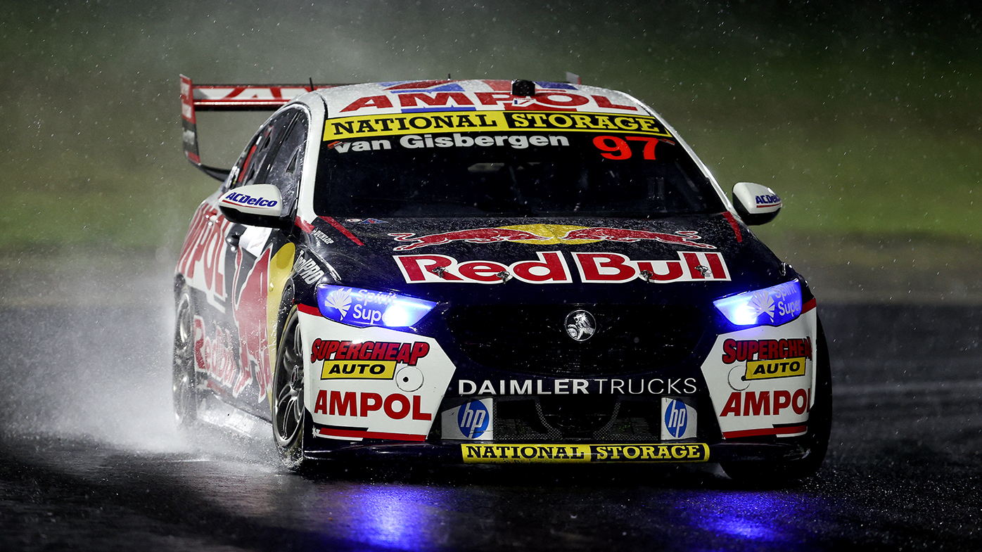 Shane van Gisbergen in action at Sydney Motorsport Park.