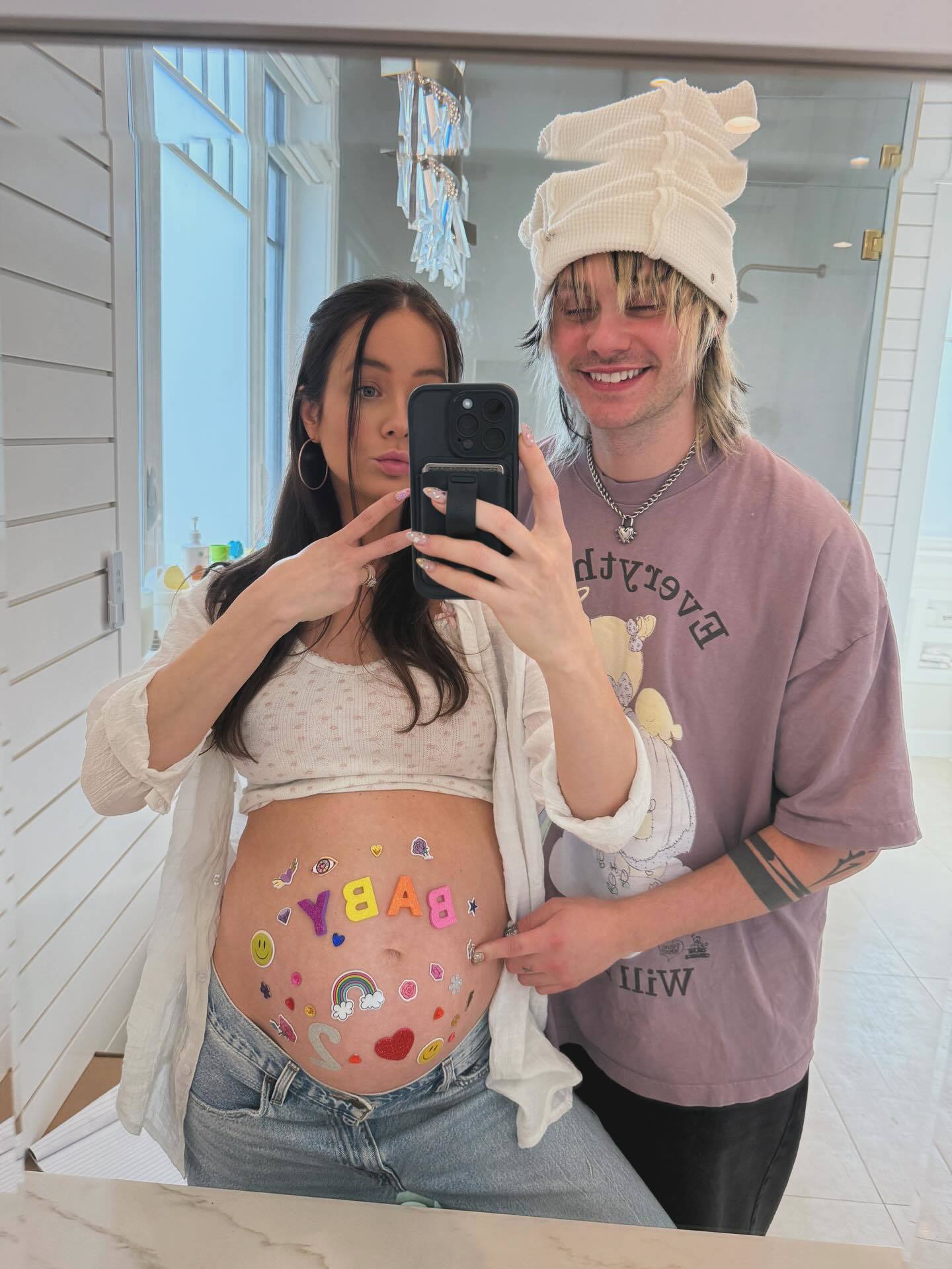 Michael Clifford and Crystal Leigh announce their second pregnancy