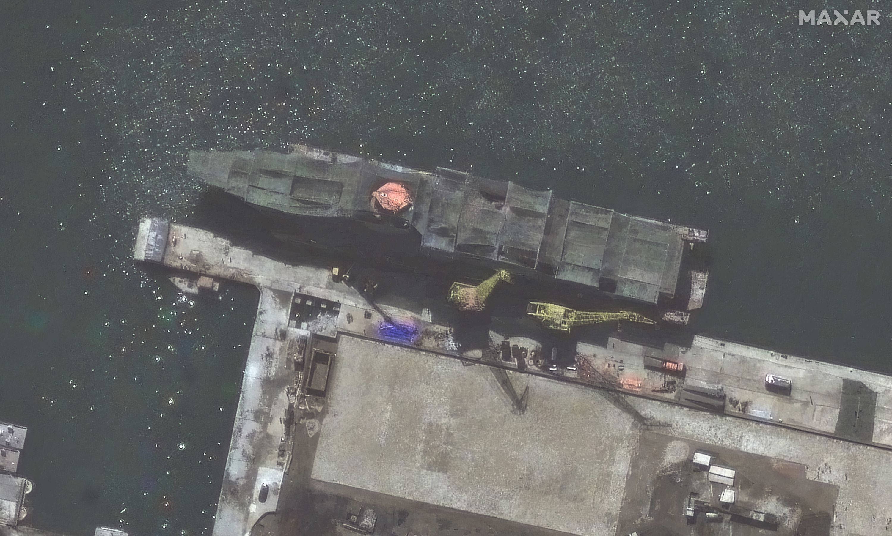 North Korea could be making its largest warship, satellite images show