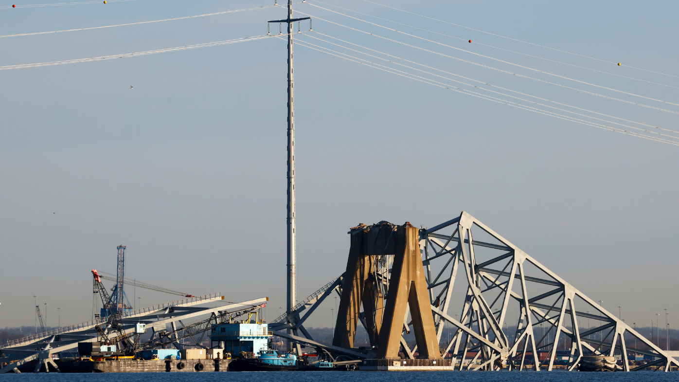 El carguero que provocó el colapso del puente de Baltimore estaba sufriendo apagones