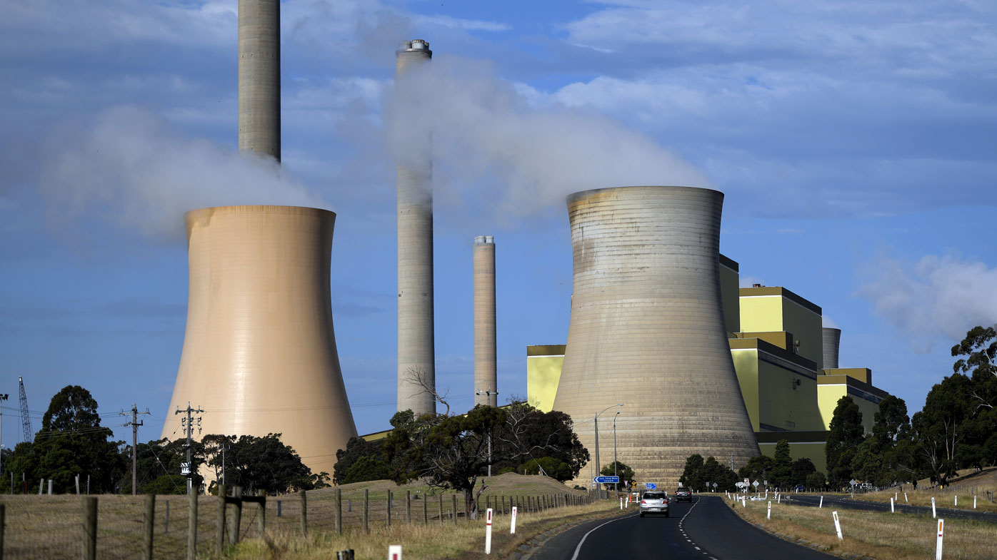 A coal-fired power station in the La Trobe valley.