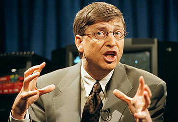 Bill Gates speaking in 1998 (Robert Sorbo/Getty)