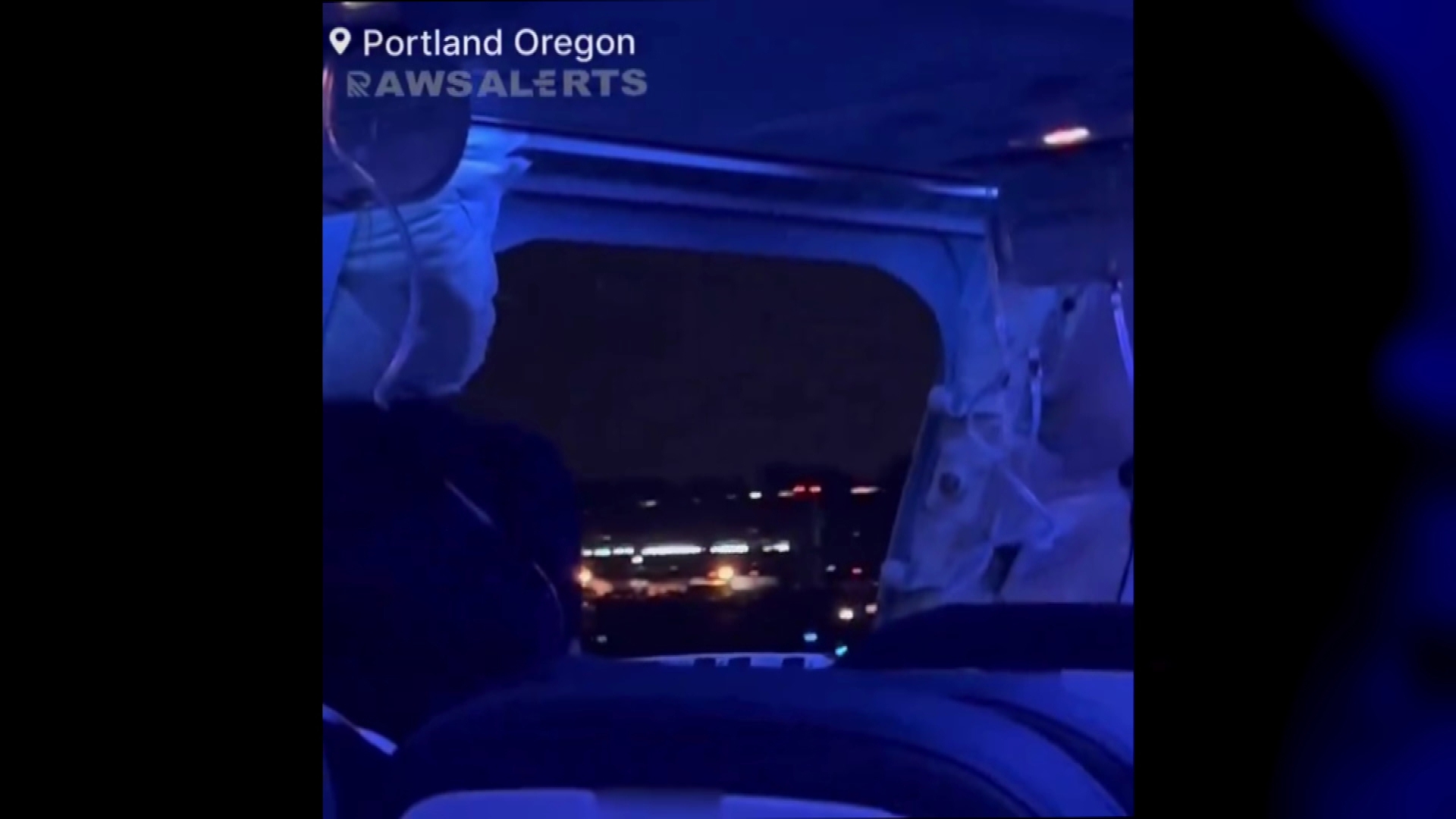 Avión de emergencia Portland Estados Unidos 