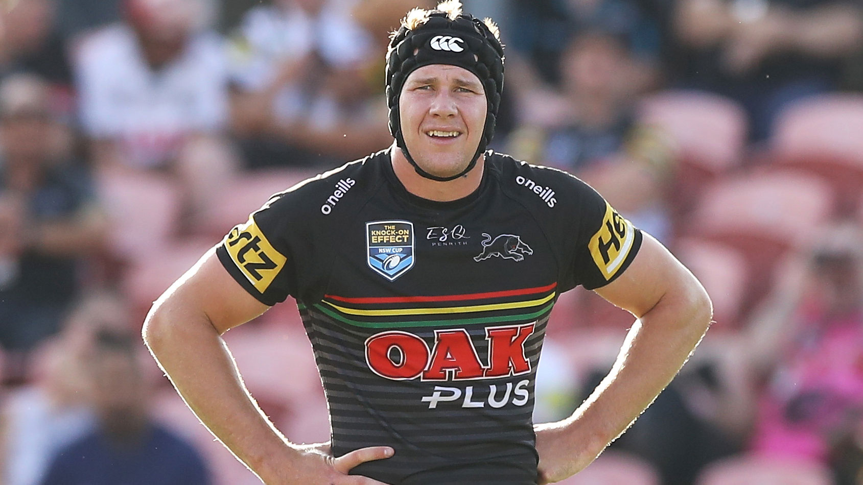 Panthers player Matt Burton pictured playing in NSW Cup.