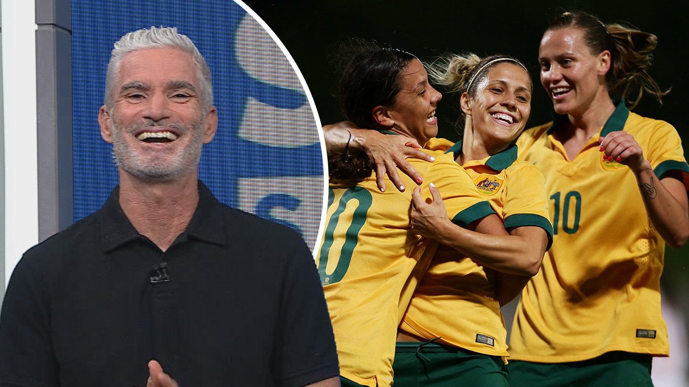 Craig Foster gave a coy reaction when asked his interest in the vacant head coach position with the Matildas.