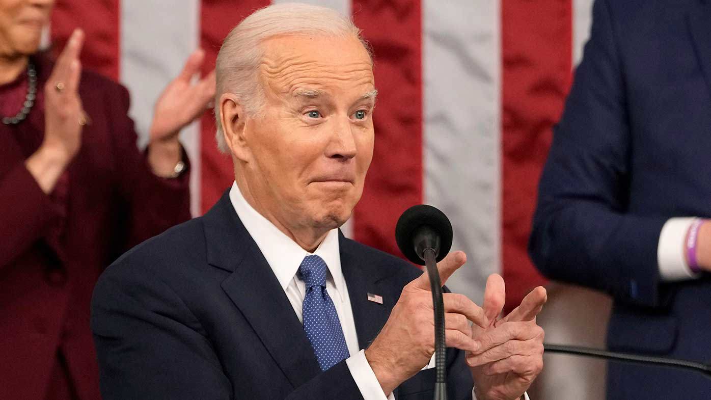 Joe Biden improvisó algunas líneas burlonas a los republicanos que se burlaban de él.