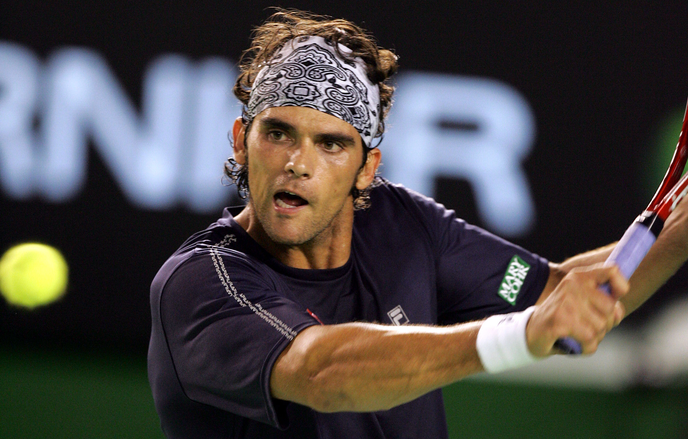 Mark Philippoussis during the 2006 Australian Open.
