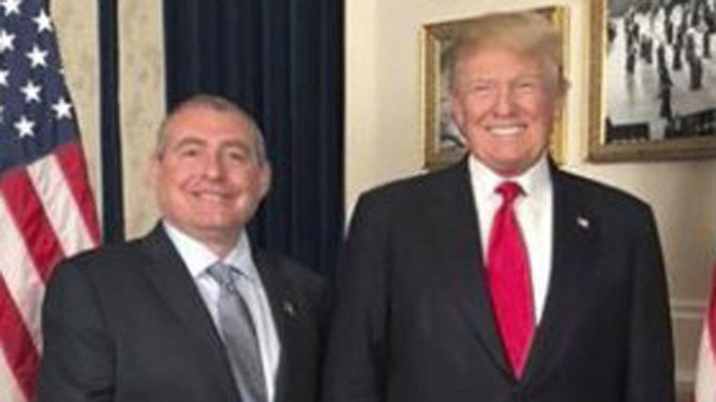 Lev Parnas posted this photo to Facebook of himself with Donald Trump.