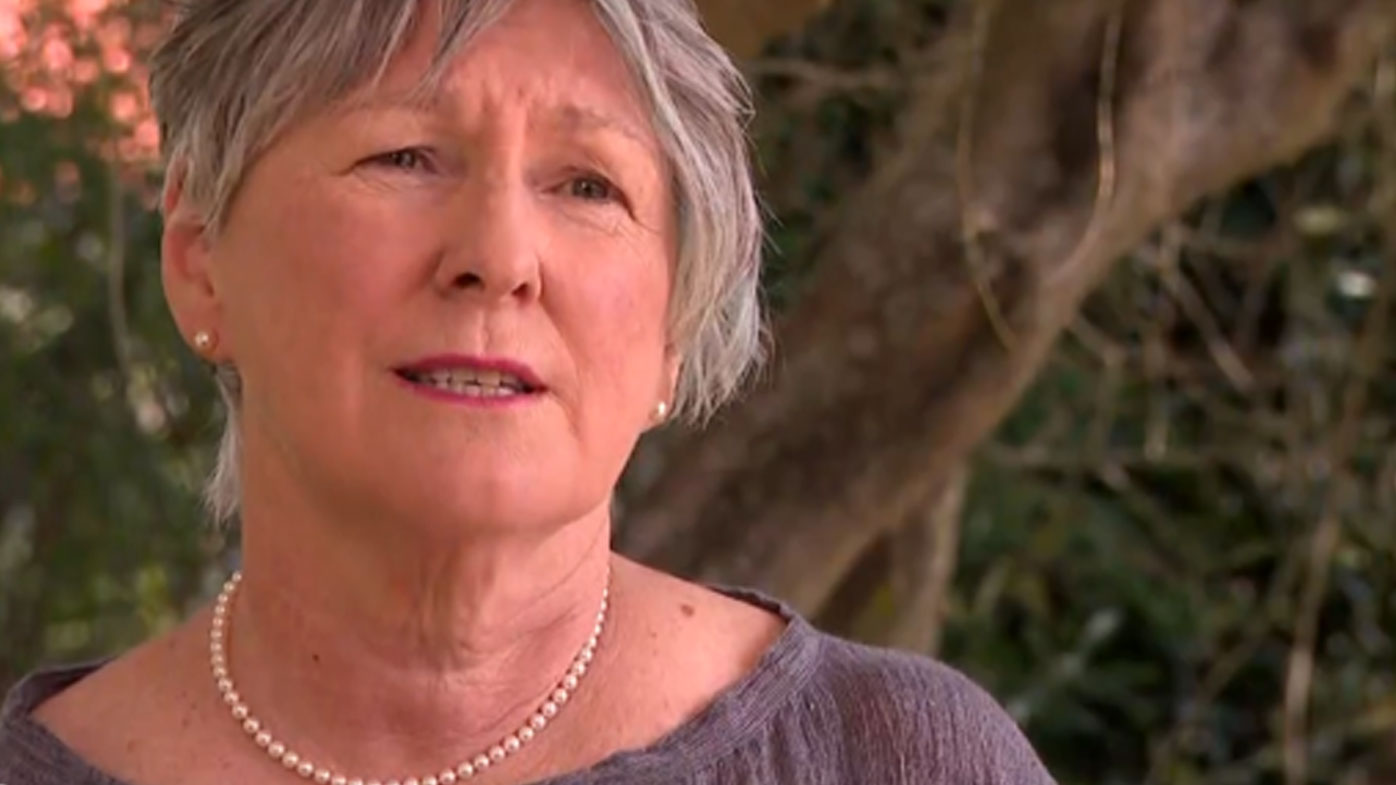 Jacinta Frawley was diagnosed with cancer on her 59th birthday after a 16cm tumour was discovered on her ovaries.