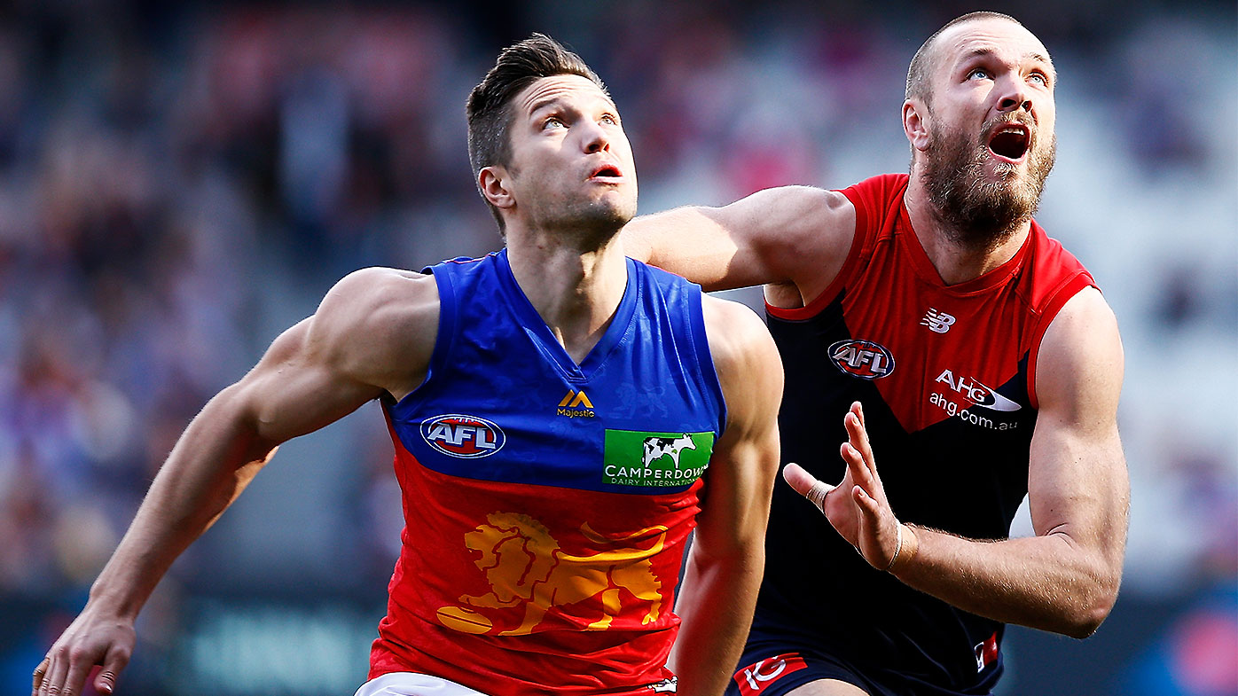 Stefan Martin and Max Gawn