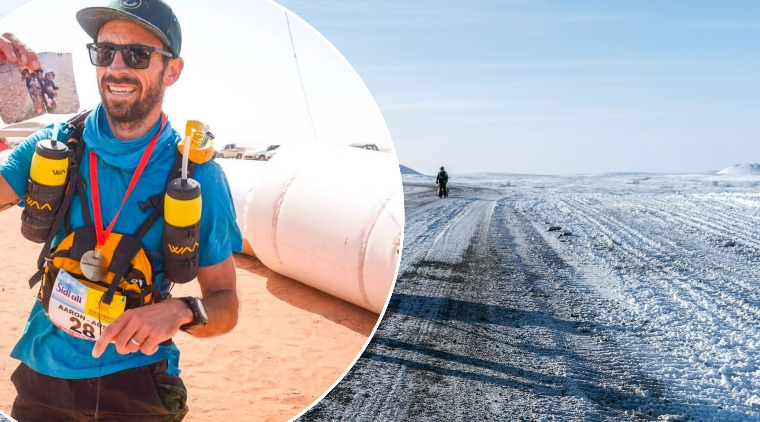 Aaron will drag a sled 620km in -50 degrees. He is about to take on the world's toughest footrace