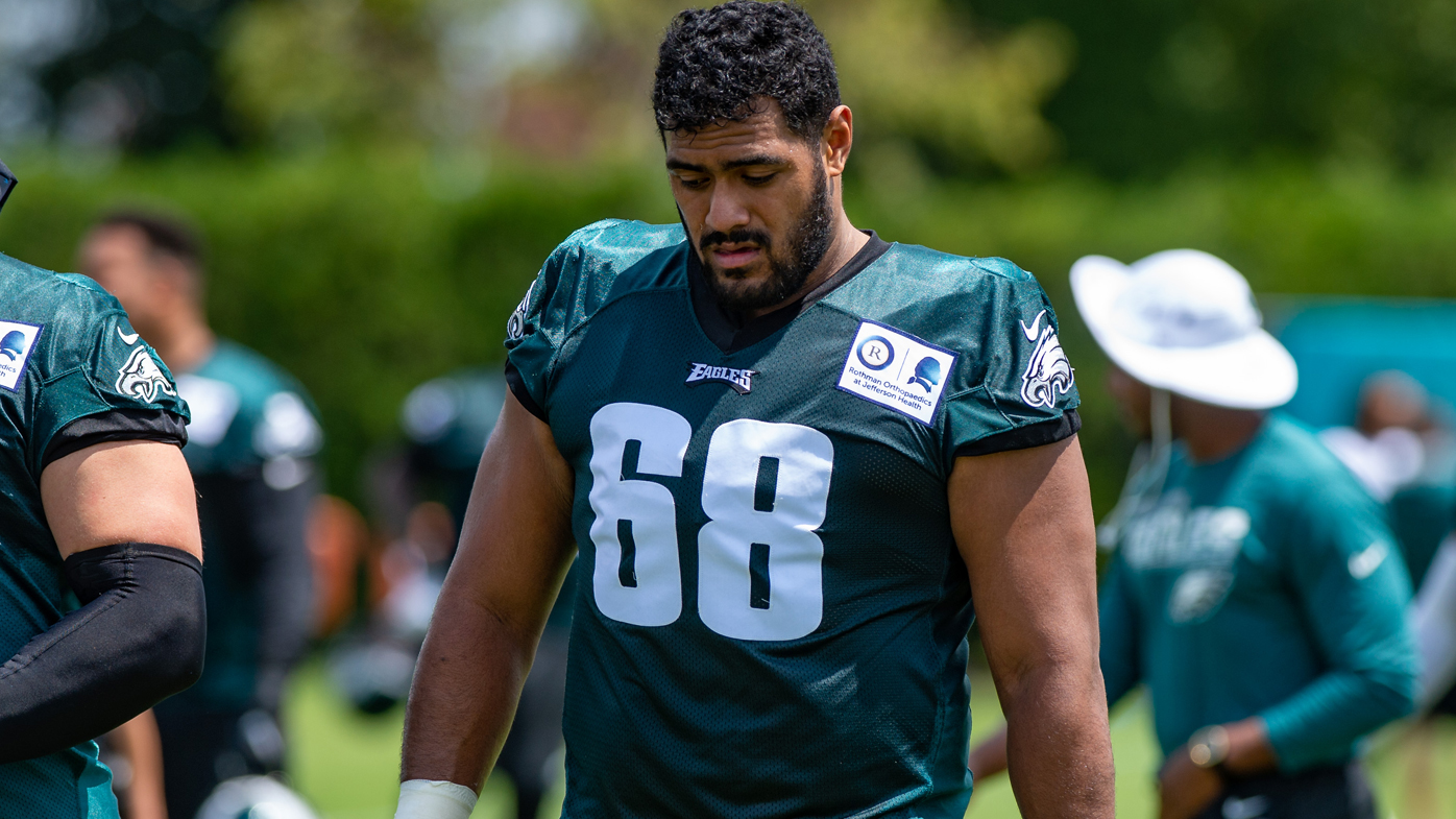 EAGLES LT JORDAN MAILATA BACK AT PRACTICE, THOUGH LIMITED