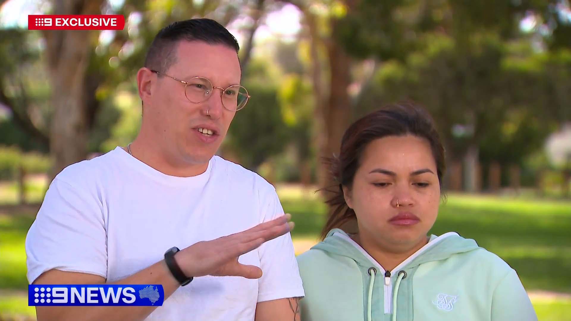 A family has described the terrifying moment they were threatened by gun-wielding teenager in front of their children at a Melbourne park. 