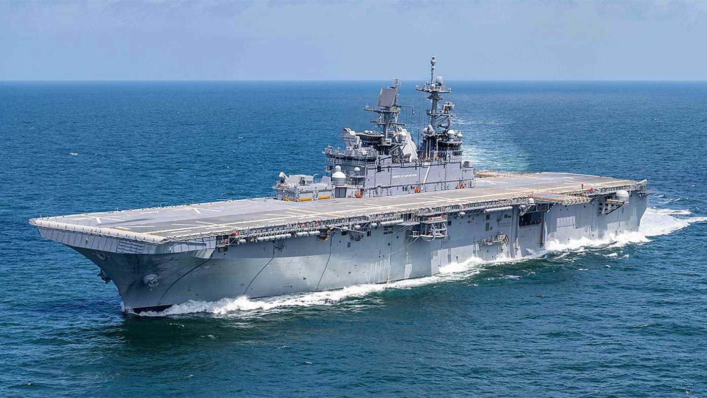 The USS Tripoli specialises in ground invasions.