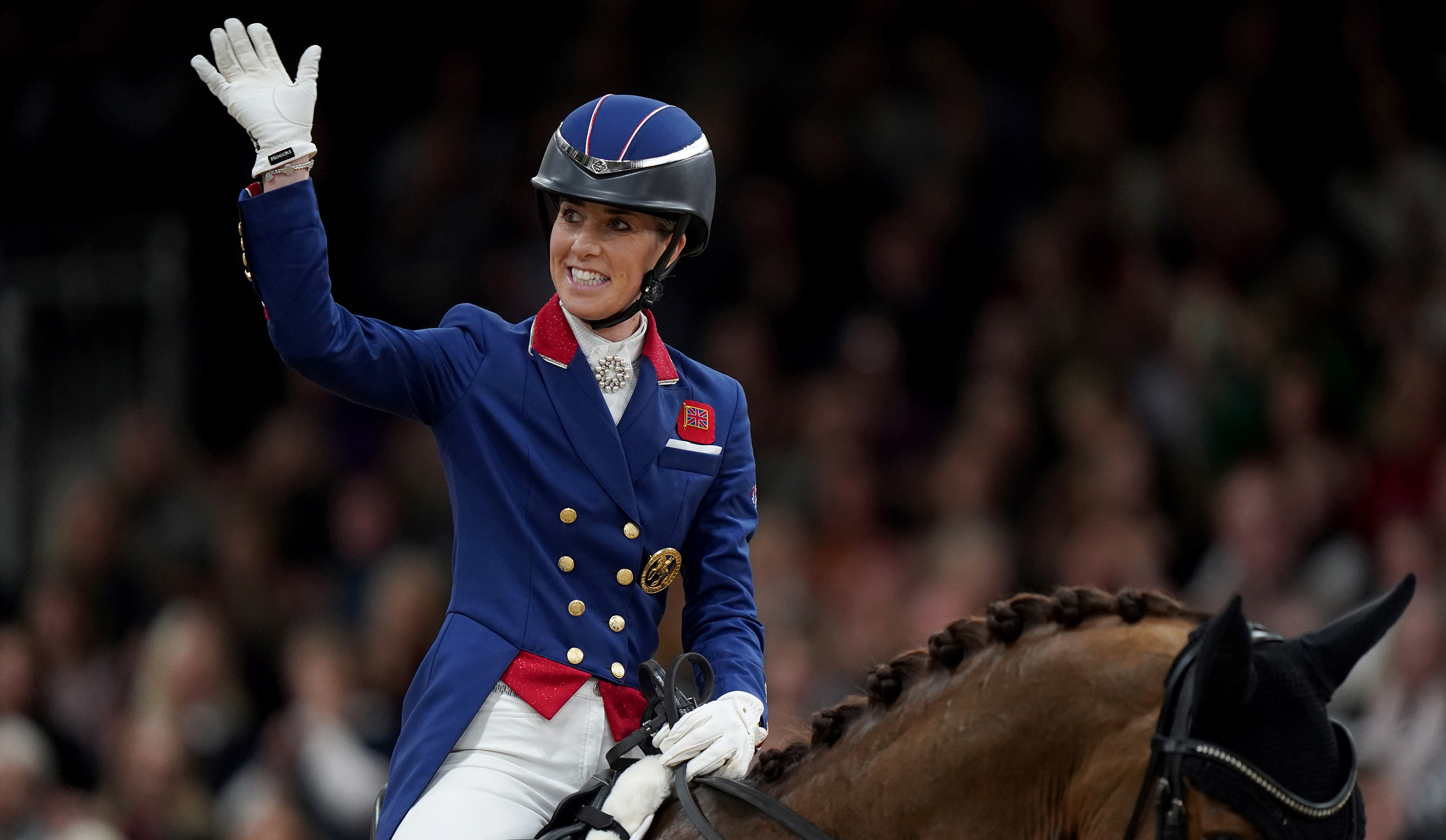 Charlotte Dujardin in action for Britain.