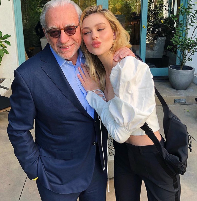 Nicola Peltz with her billionaire father Nelson Peltz.
