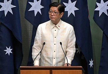 Philippines President Ferdinand Marcos Jr in Parliament of Australia (Getty)
