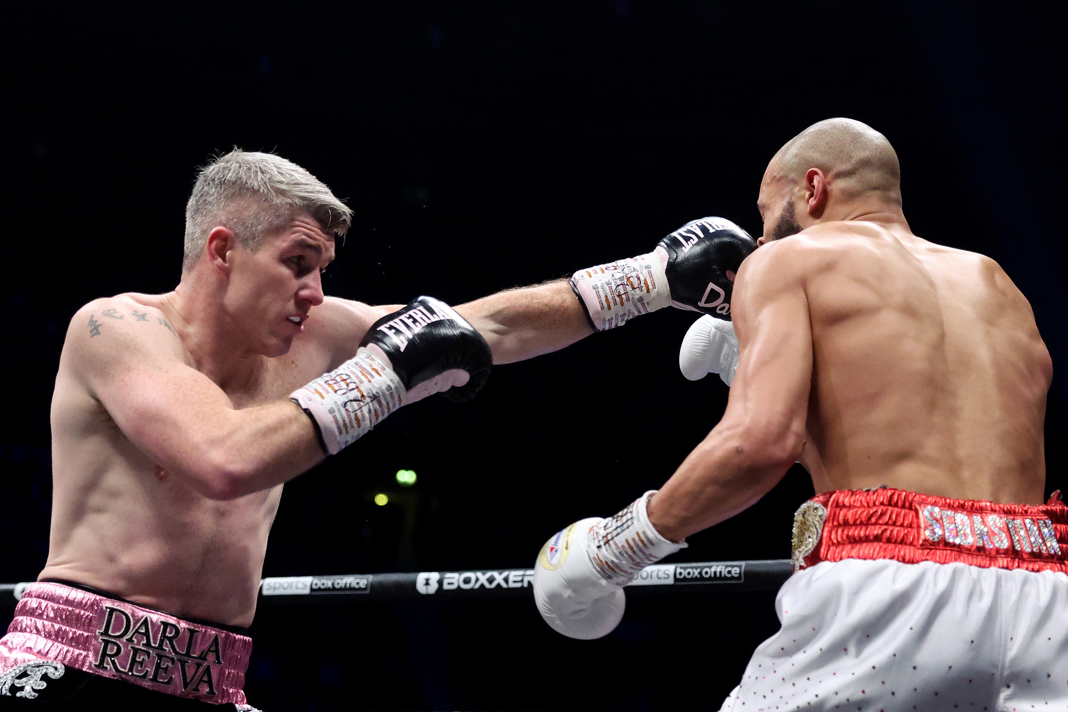 Chris Eubank Jr v Liam Smith at Manchester Arena on January 21, 2023 in Manchester, England. (Photo by Alex Livesey/Getty Images)