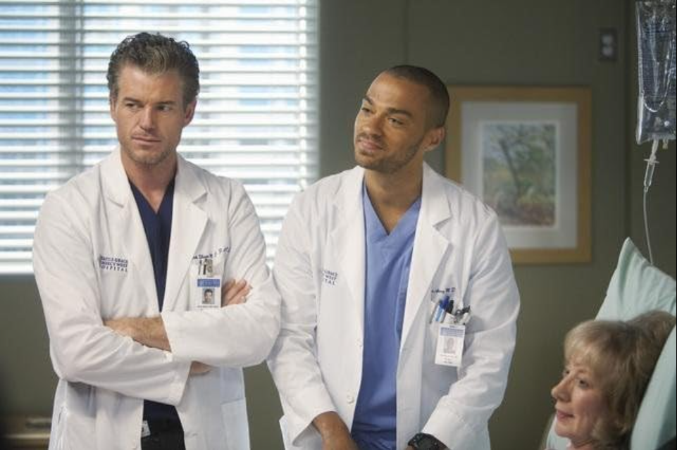Grey's Anatomy Eric Dane and Jesse Williams