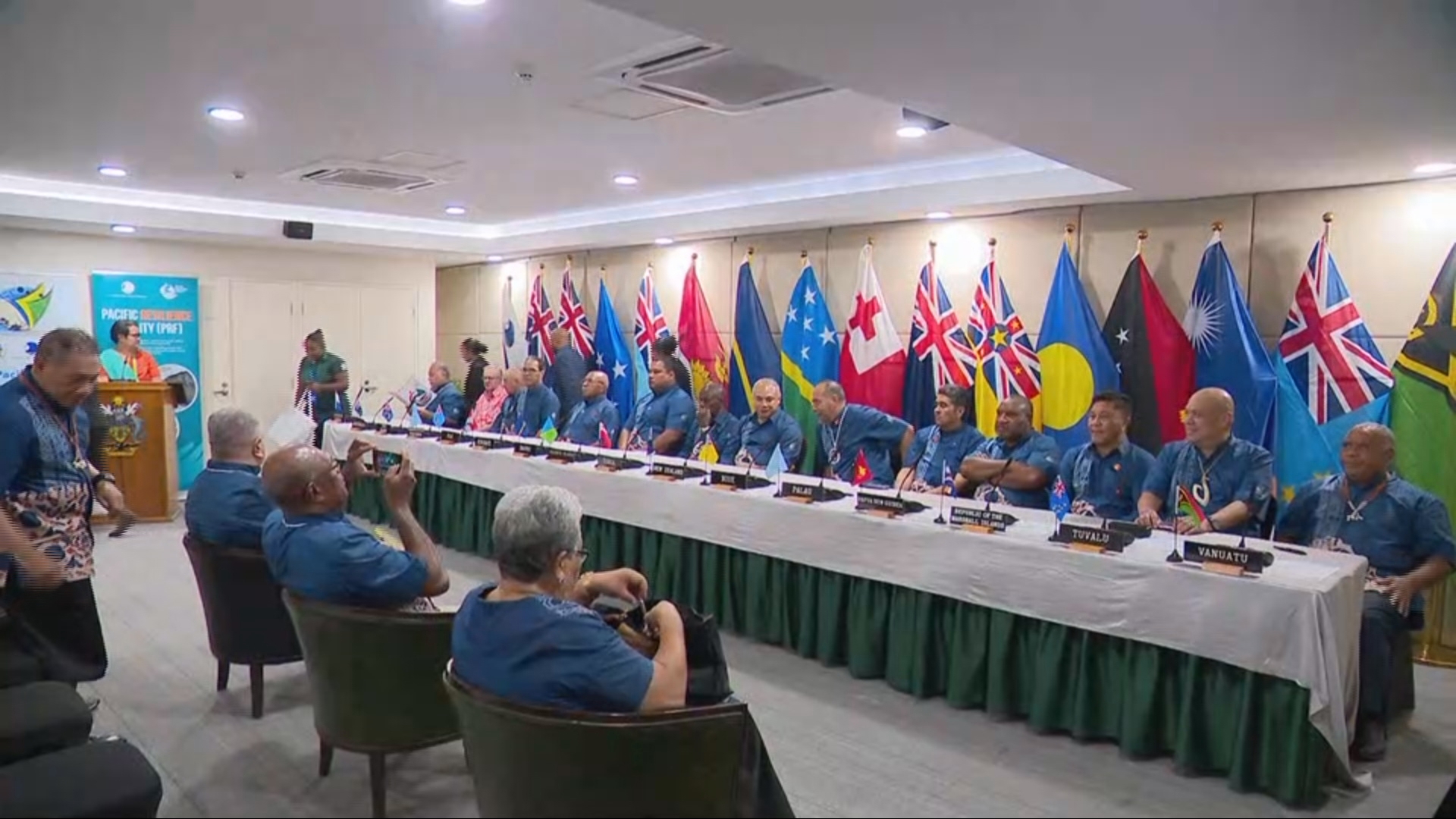 P﻿rime Minister Anthony Albanese was caught in an awkward moment when he arrived at a crucial summit with Pacific Island leaders in the wrong shirt. 