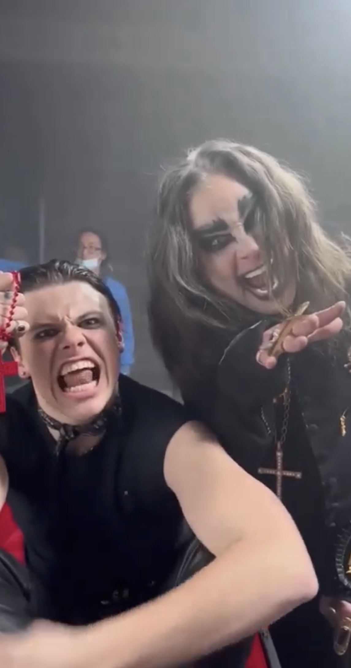 Dominic Harrison and Ozzy Osbourne