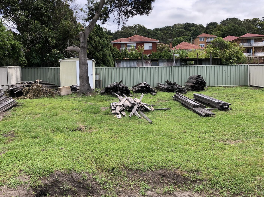 Sixty-five per cent of a demolished home in Wollongong, New South Wales, is on offer for over a million dollars.