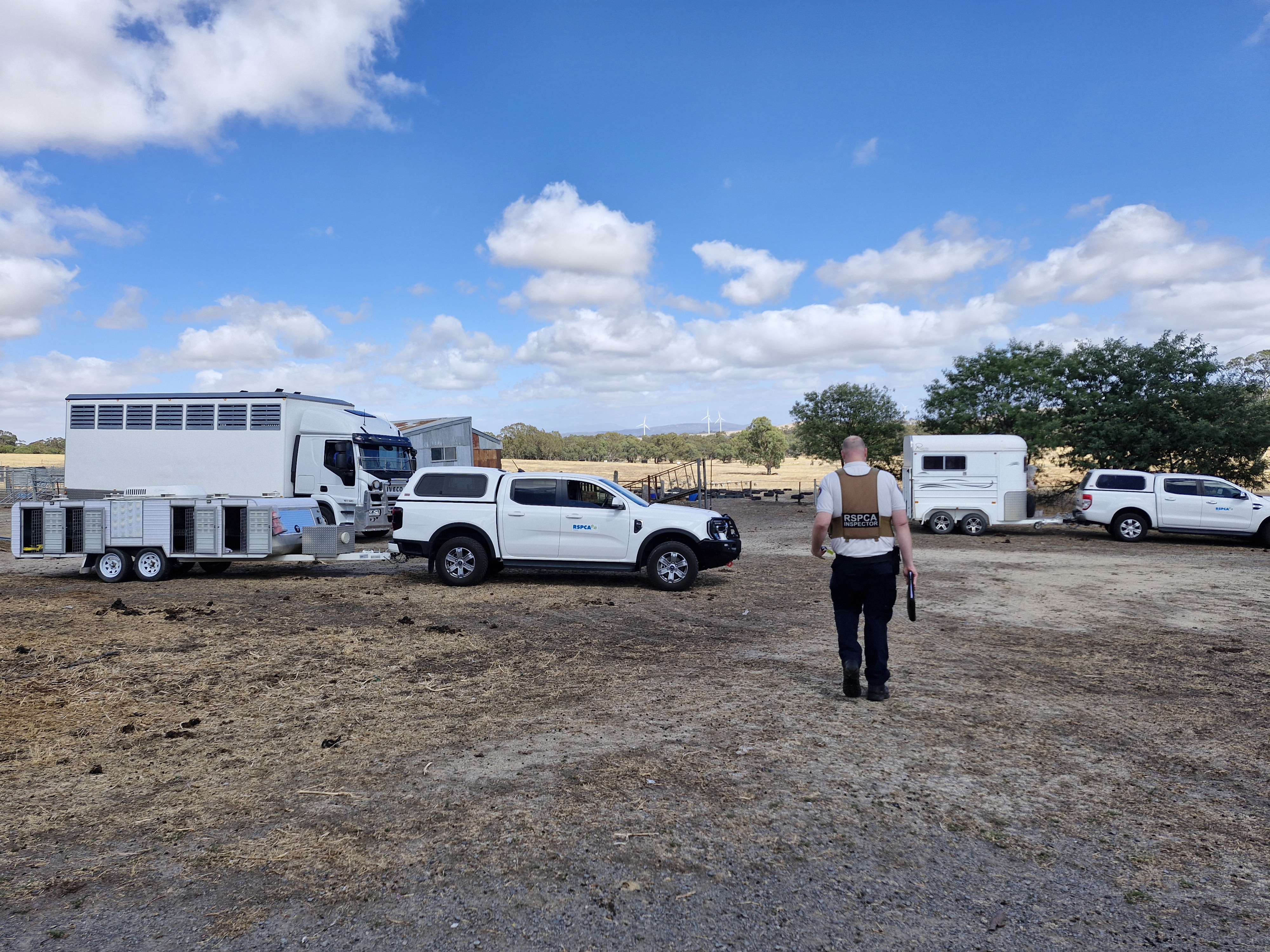 RSPCA Victoria inspectors discovered the animals during a compliance check.