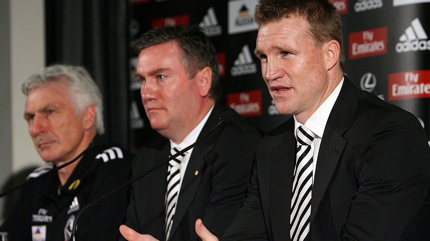 AFL: Eddie McGuire defends Nathan Buckley-Mick Malthouse ...