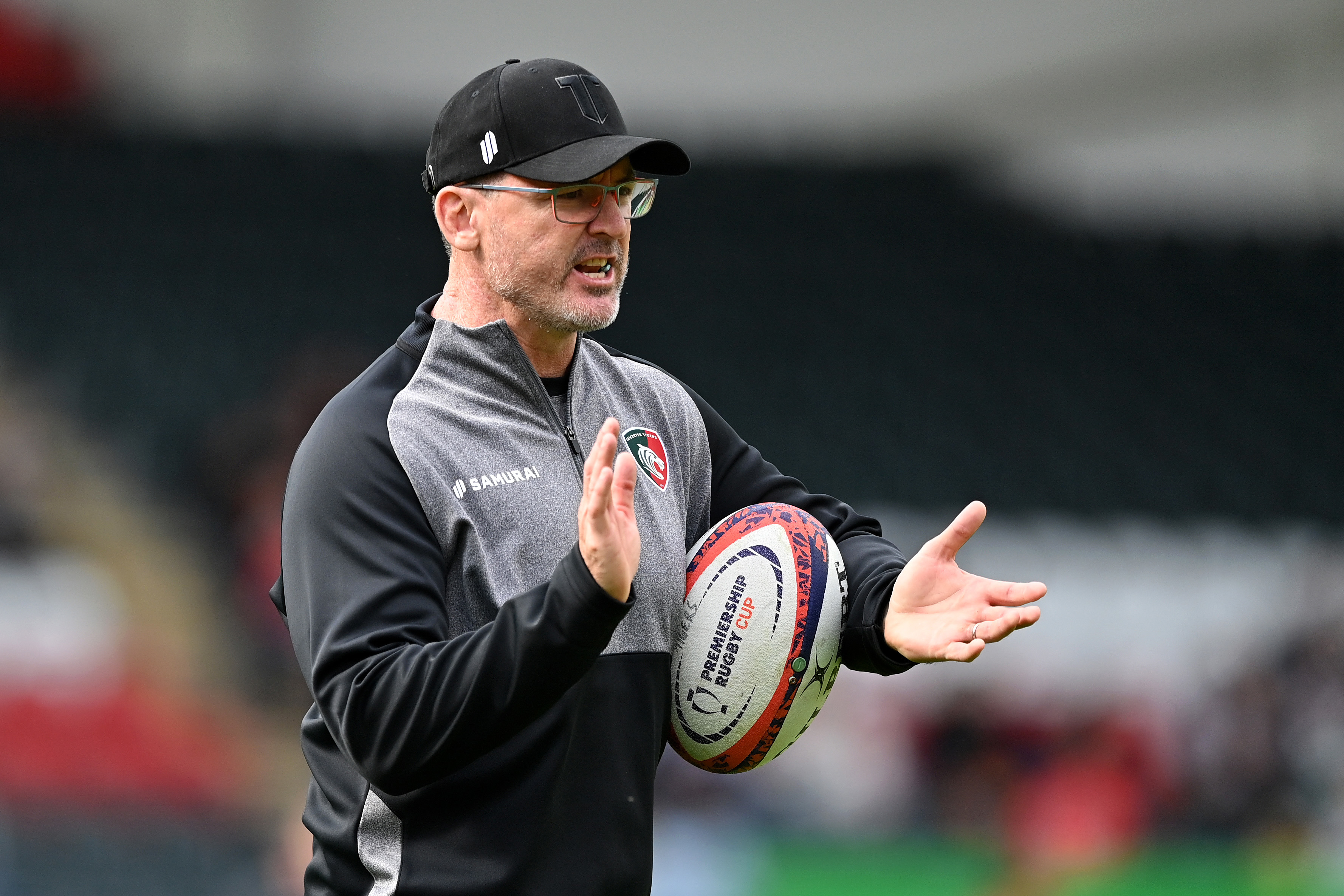 Leicester Tigers coach Dan McKellar at Welford Road Stadium.