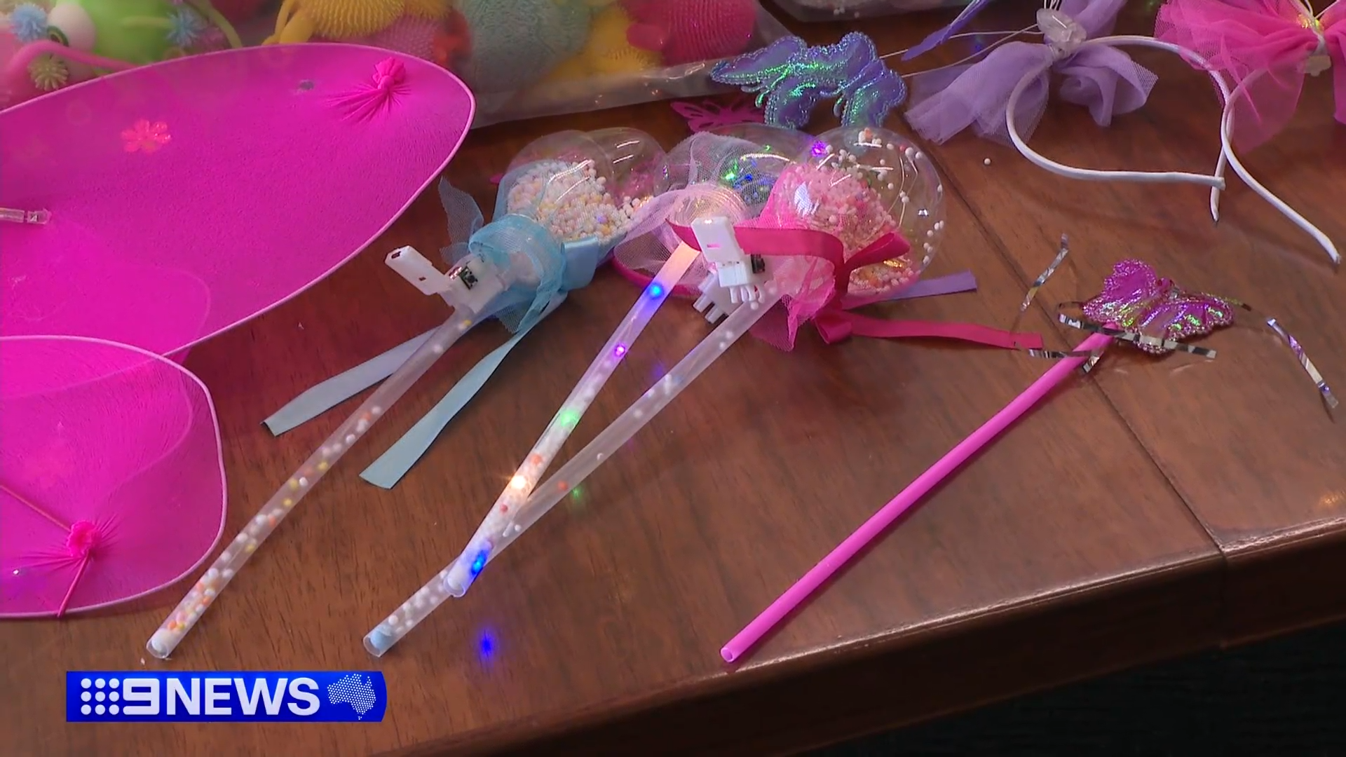 Hundreds of unsafe toys seized from a Melbourne Royal Show vendor