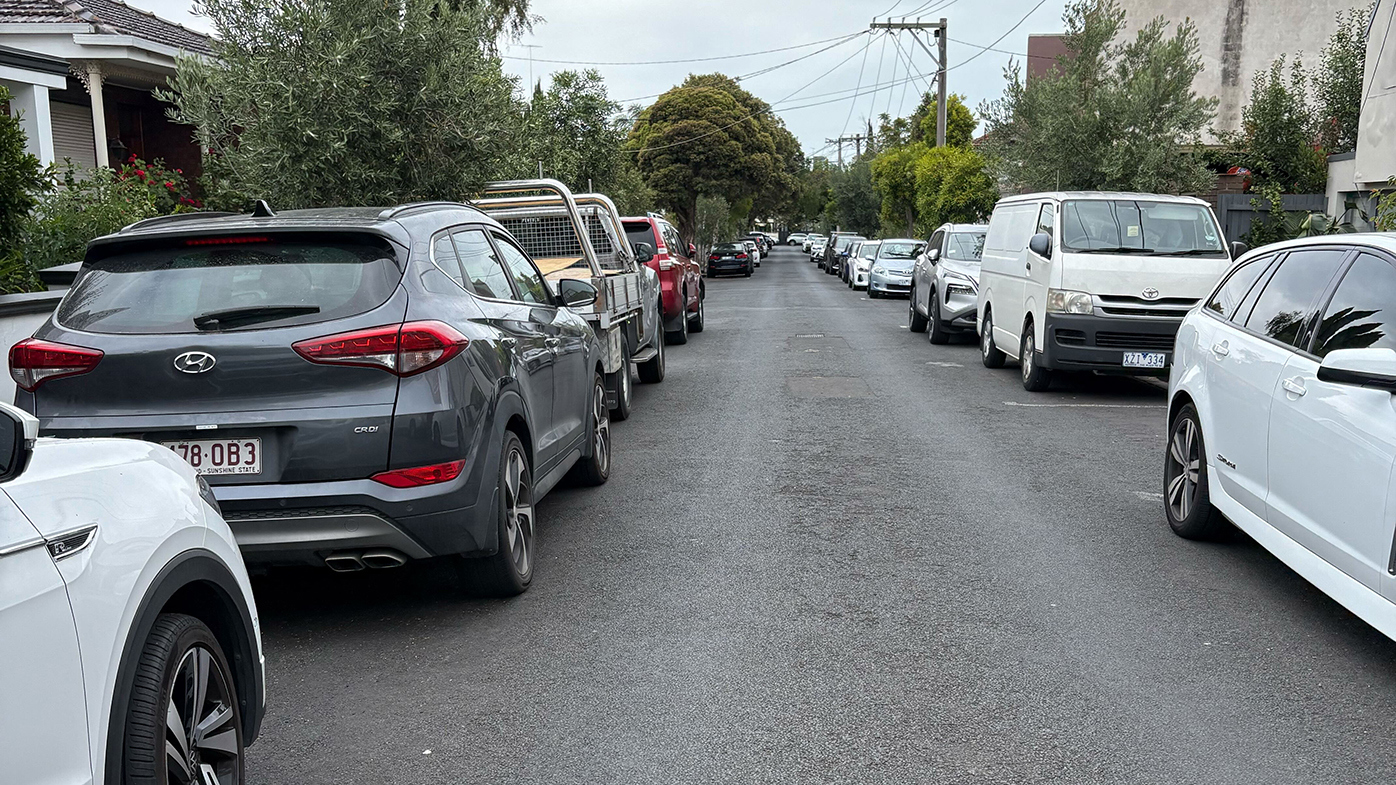 One of Stonnington's busy residential streets where locals must now pay to park.