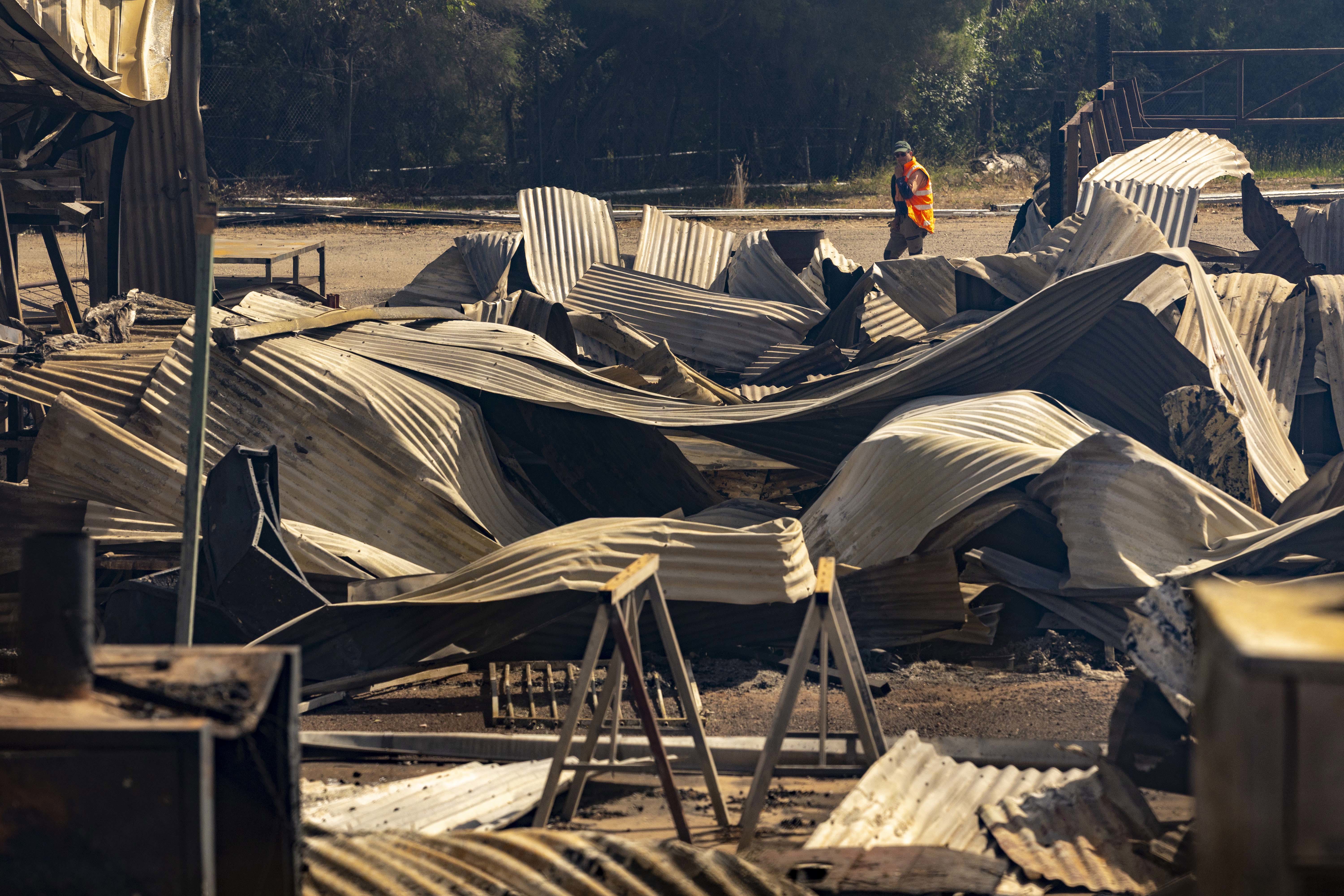 The town of Harcourt in Victoria has been devastated by the bushfires.