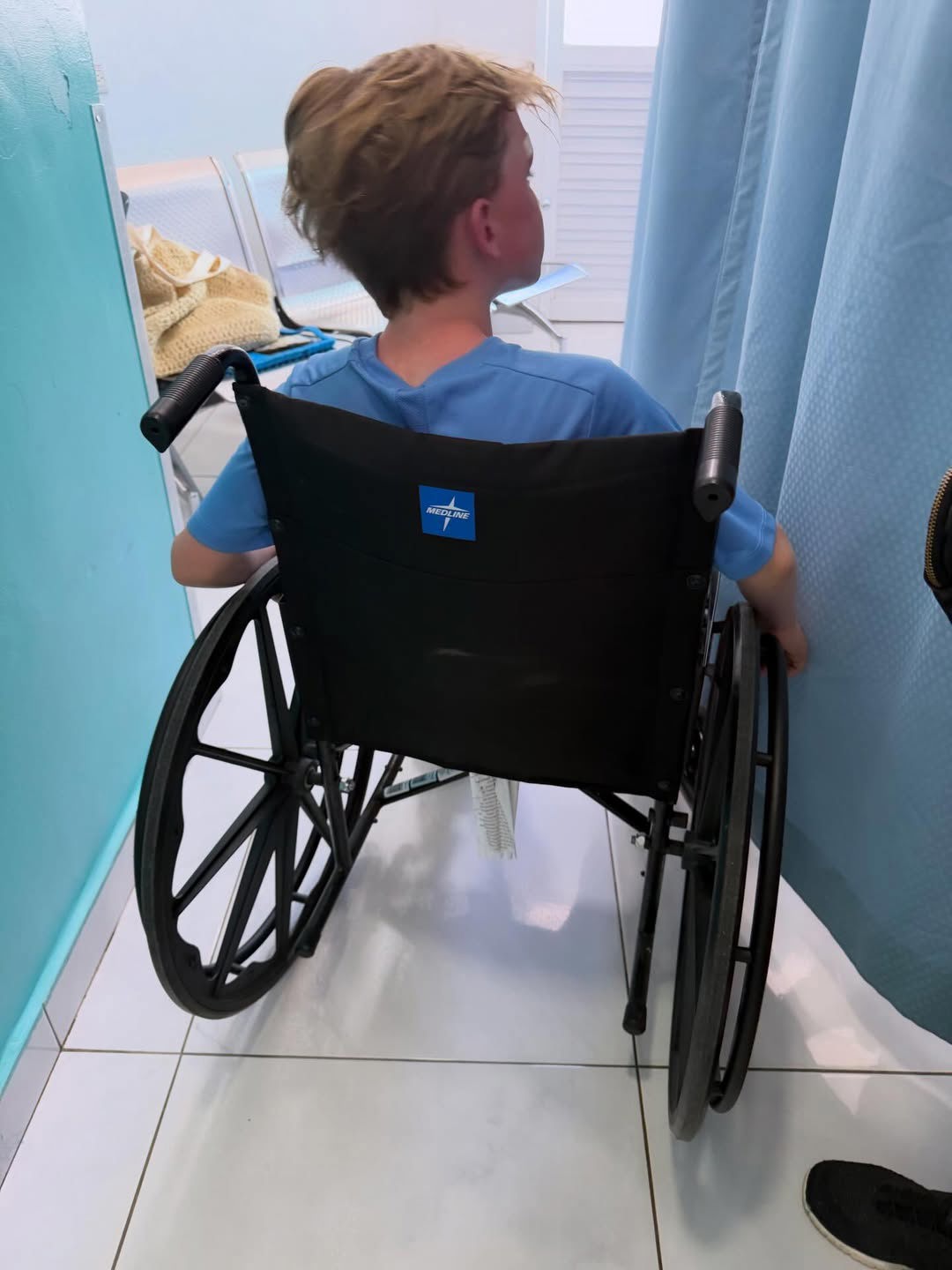 Alec and Hilaria Baldwin's nine-year-old son landed himself in the hospital while on a family holiday after 