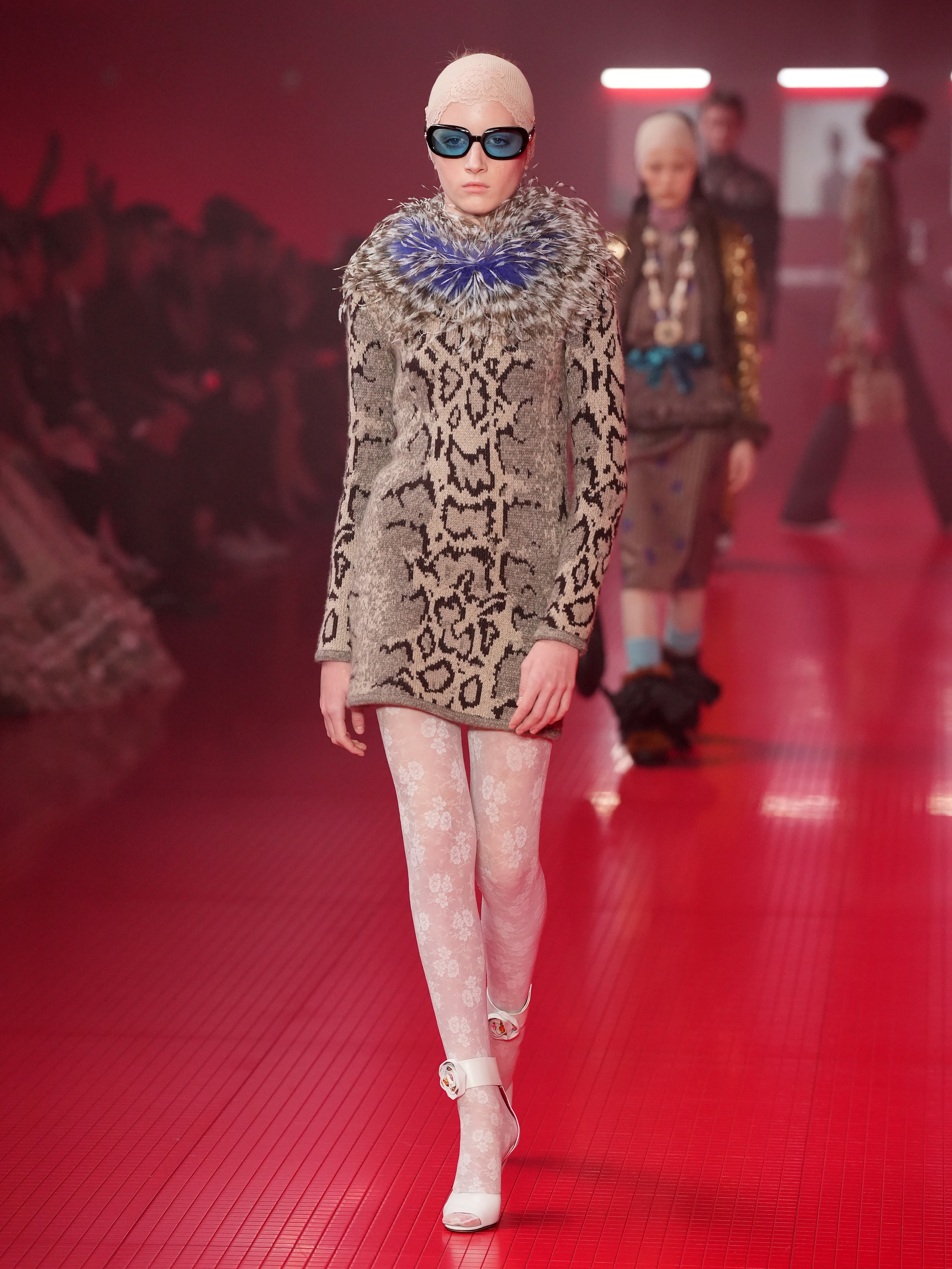Naomi Watts and Liev Schreiber's daughter, Kai Schreiber, walks the runway during the Valentino Womenswear Fall/Winter 2025-2026 show as part of Paris Fashion Week on March 09, 2025 in Paris, France. 