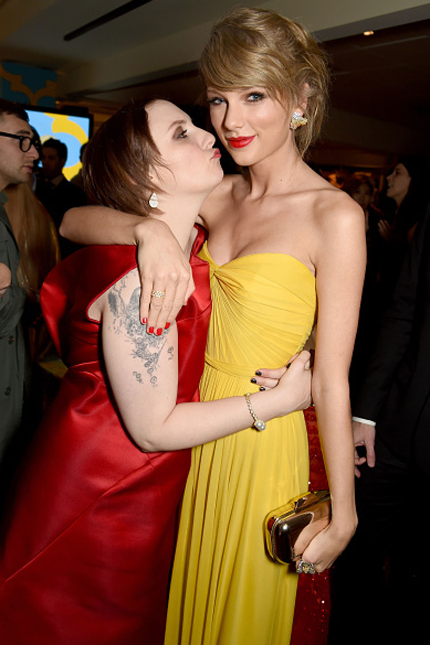 Lena Dunham and Taylor Swift