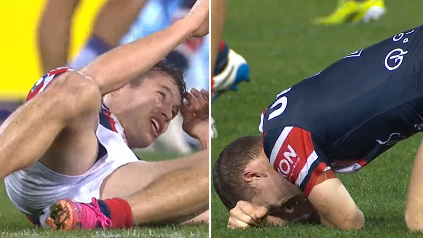 Sam Walker was clobbered all night by the Storm.