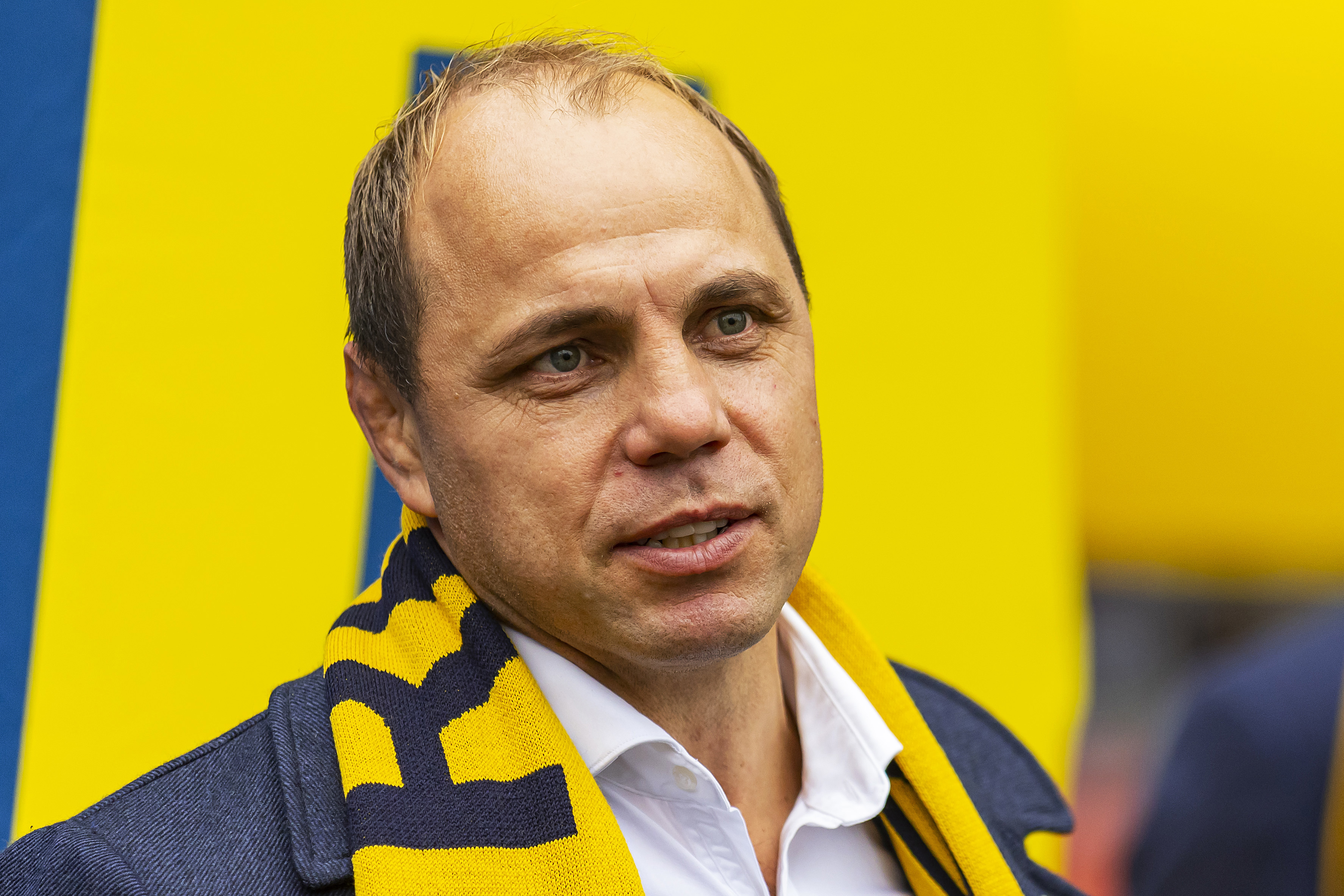 Rugby Australia board director Phil Waugh speaks to the media.