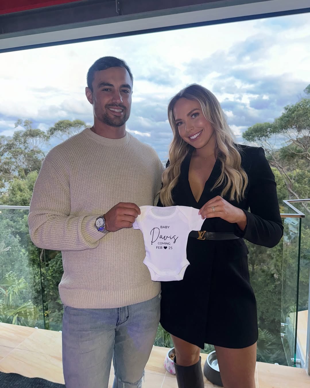 Cass Wood with her husband Tyson Davis