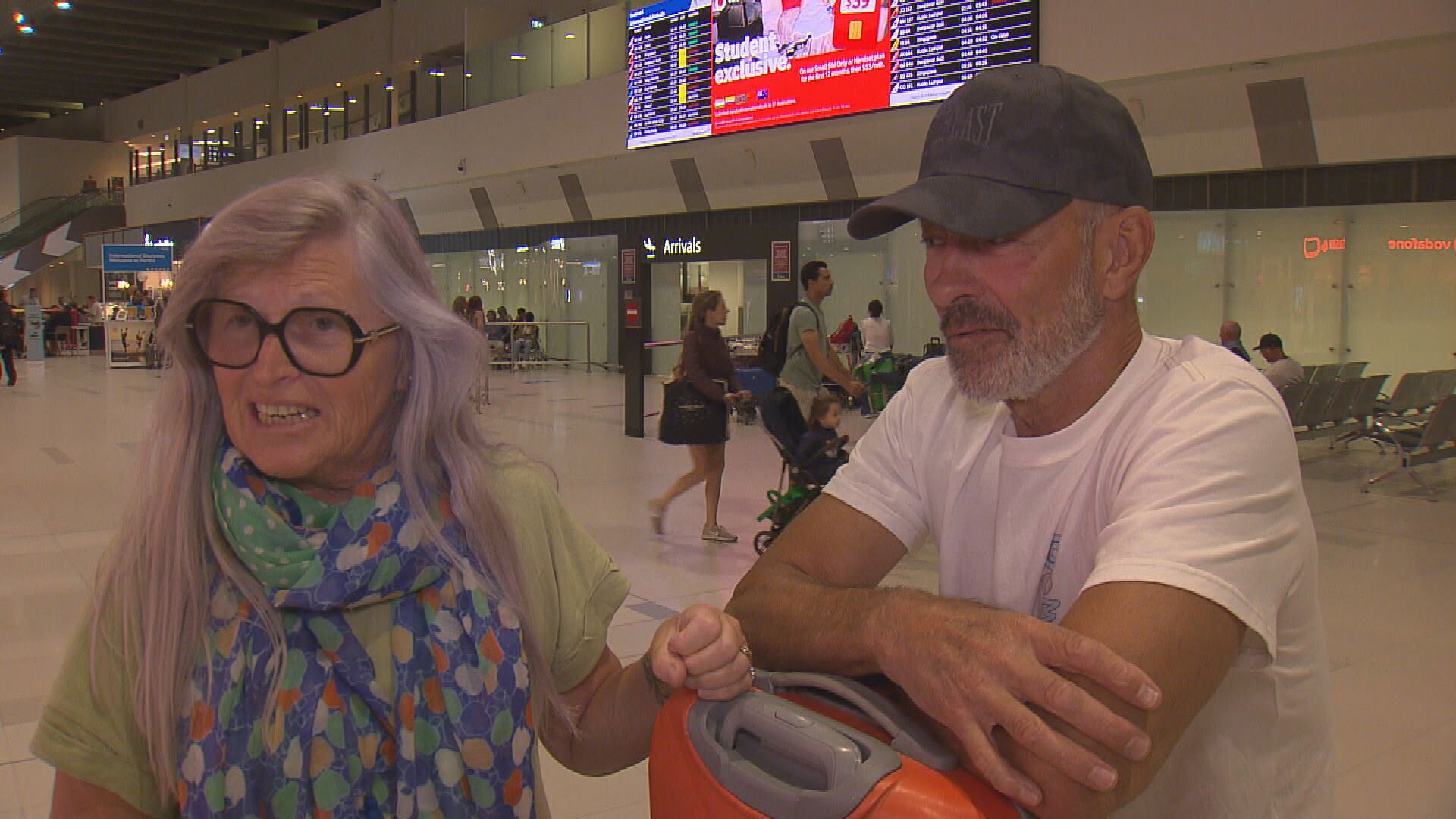 One passenger in Perth said no flights were going out﻿ to Doha.