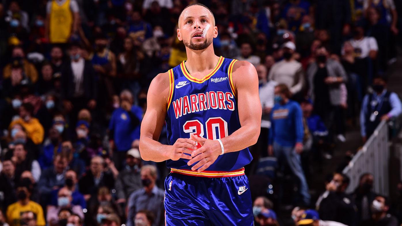 Stephen Curry #30 of the Golden State Warriors