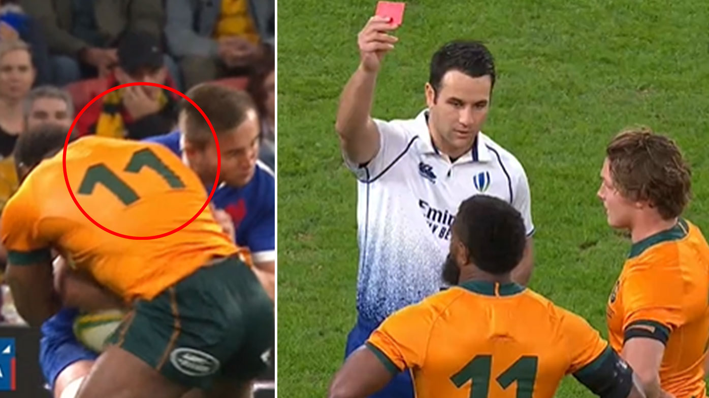 Marika Koroibete sent off