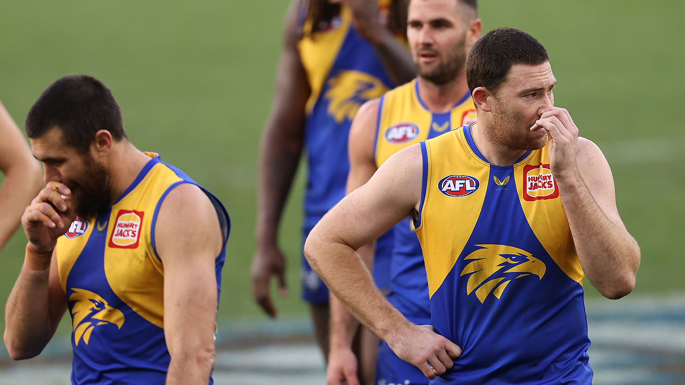 AFL West Coast Eagles Jersey, Hungry Jack's Sponsored  West coast eagles,  Athletic tank tops, Eagles jersey