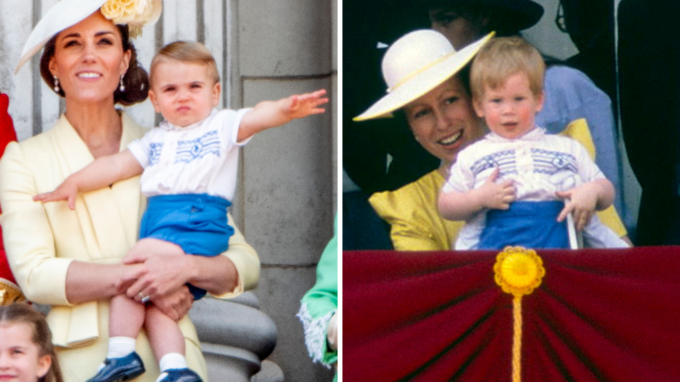 Trooping the Colour 2019 Prince Louis replicates Prince Harry's outfit