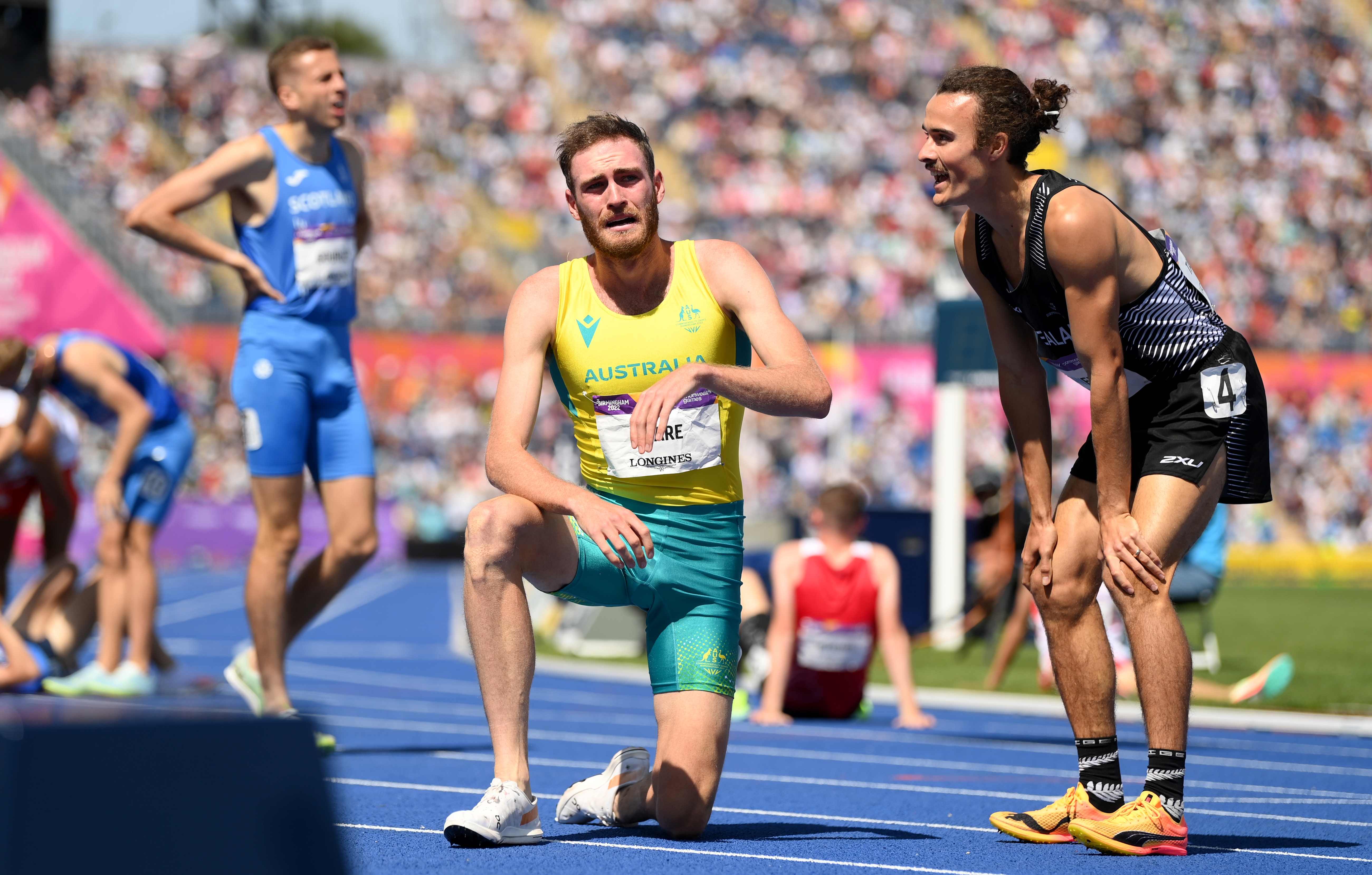 Oliver Hoare, 1500m gold, race, results, winner, Australian, interview
