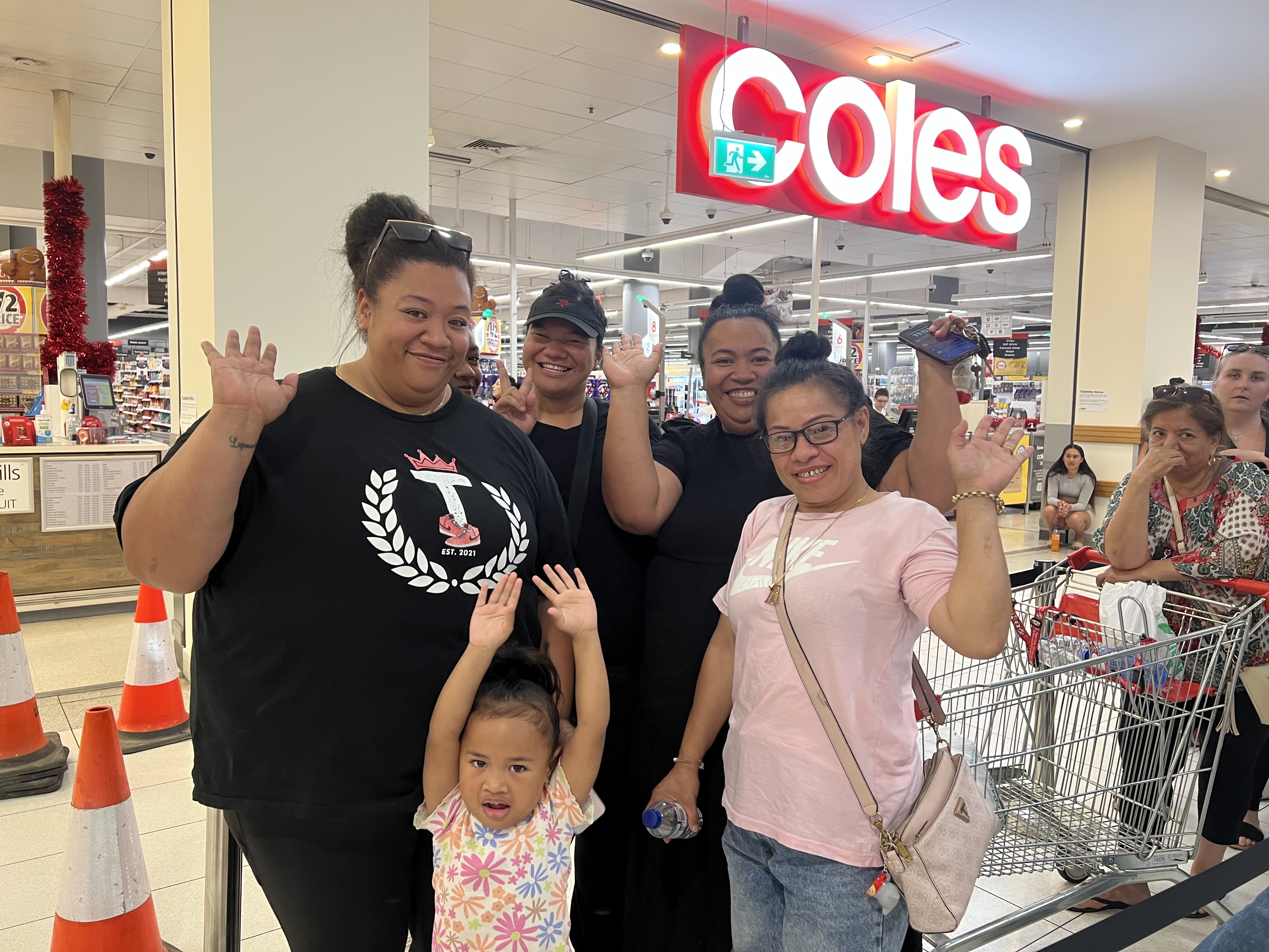 Australians have been lining up all morning to get a slice of billionaire Adrian Portelli's $150,000 giveaway, with the lucky ones planning to use the money to alleviate cost of living pressures.